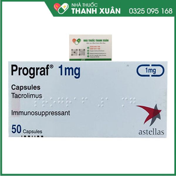 Prograf 1 mg - Thuốc phòng ngừa đào thải sau ghép tạng